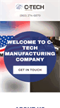 Mobile Screenshot of ctechmfg.com