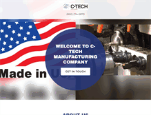 Tablet Screenshot of ctechmfg.com